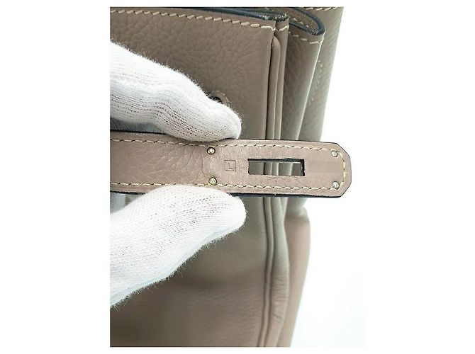 Hermès Birkin Handtasche Silber - Ansicht 7