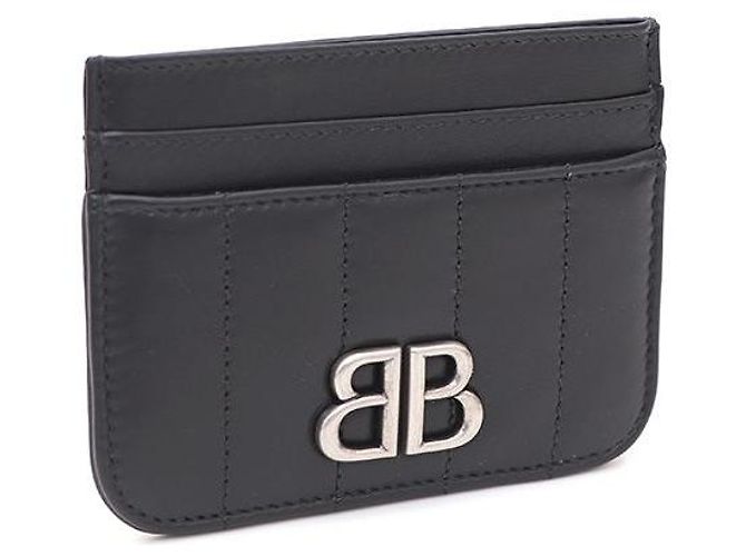 Balenciaga Monogram Monaco Kartenetui Schwarz - Ansicht 2