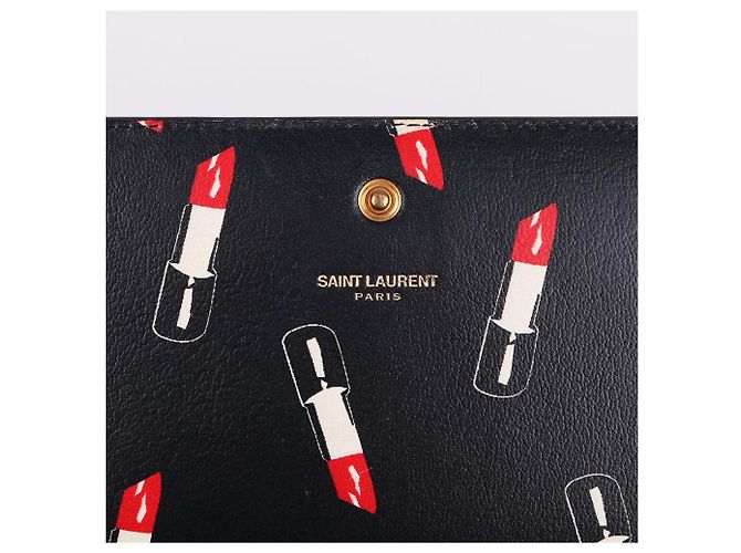 Saint Laurent Limitierte Kate Tasche mit Goldkette Schwarz - Ansicht 11