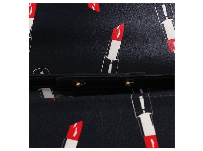 Saint Laurent Limitierte Kate Tasche mit Goldkette Schwarz - Ansicht 12