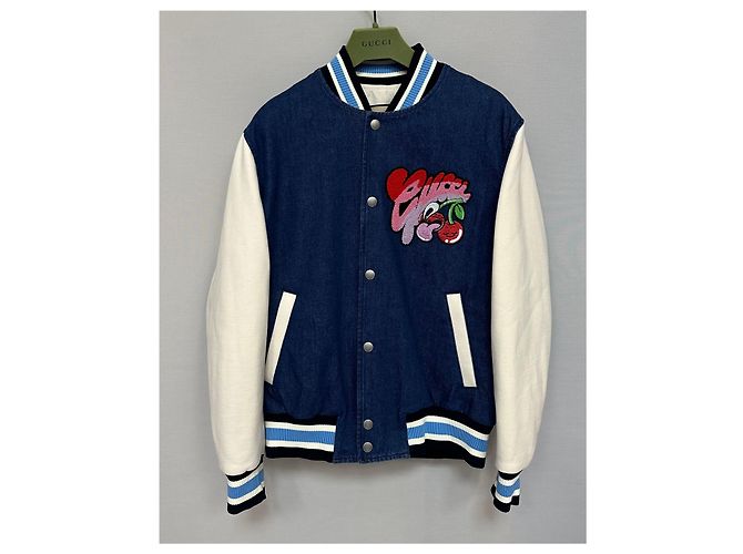 Gucci Jeansjacke mit Logo-Patch Schwarz - Ansicht 3
