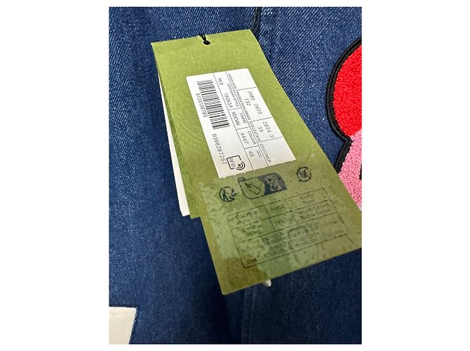 Gucci Jeansjacke mit Logo-Patch Schwarz - Ansicht 5