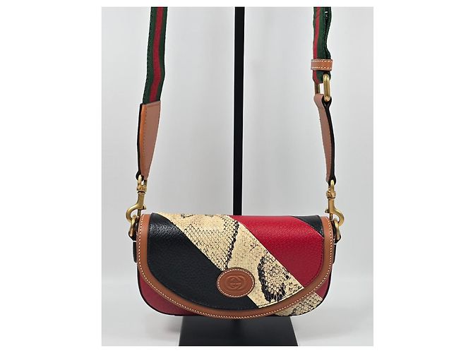 Gucci Mini borsa a tracolla in pitone Multicolore - vista 2