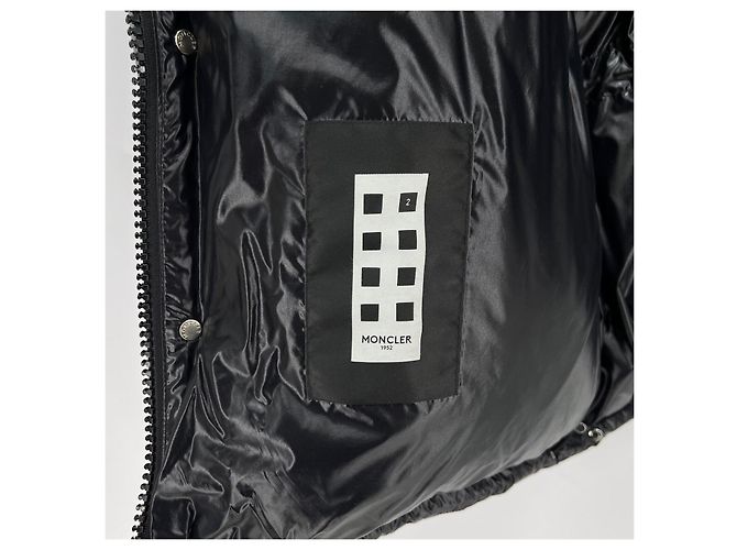 Moncler Genius Big Logo Imbottito Nero - vista 10