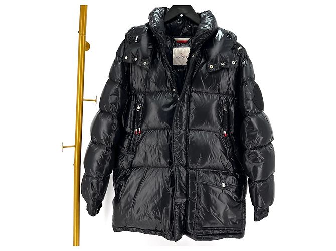 Moncler Genius Big Logo Imbottito Nero - vista 3