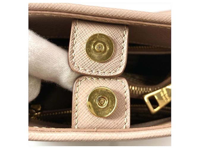 Prada Saffiano Lederhandtasche Pink - Ansicht 7