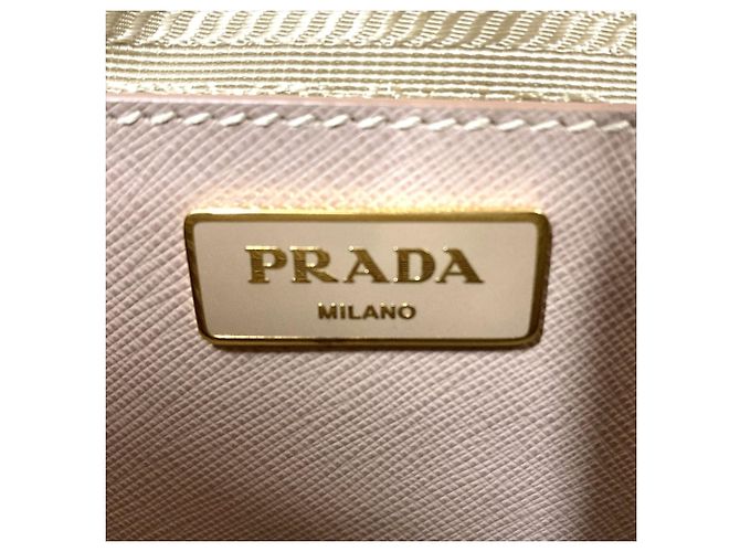 Prada Saffiano Lederhandtasche Pink - Ansicht 9
