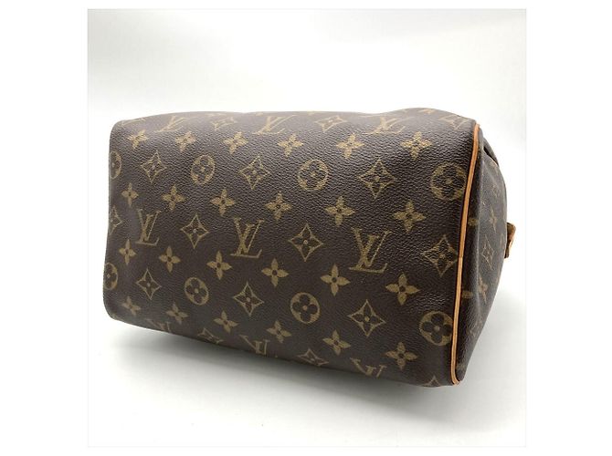 Borsa Louis Vuitton Speedy 25 Monogram Marrone Monogramma - vista 4