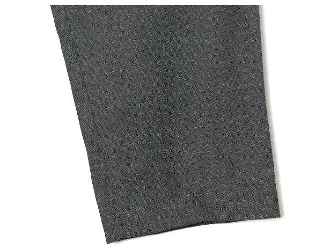 Louis Vuitton Grauer Wollgürtel mit Logo für Herrenhosen, elastisch Braun - Ansicht 3