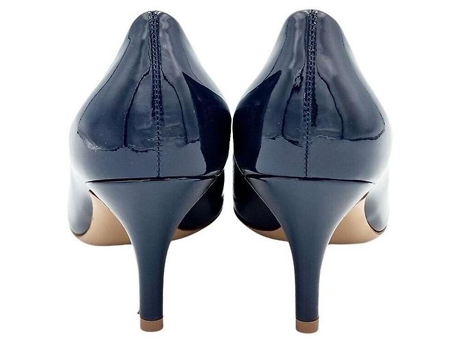 Salvatore Ferragamo Lackpumps Blau - Ansicht 4