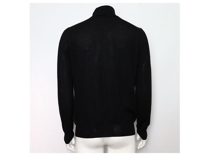 Hermès Black Cashmere Turtleneck Sweater - view 4