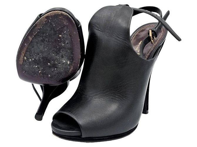 Gucci Lederschuhe Schwarz - Ansicht 2