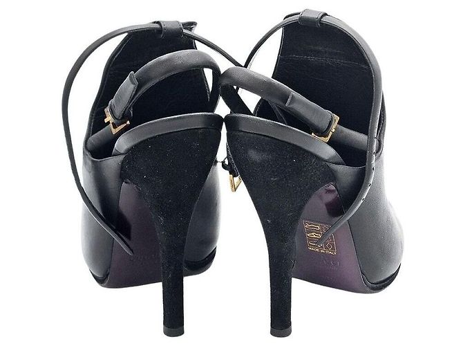 Gucci Lederschuhe Schwarz - Ansicht 4