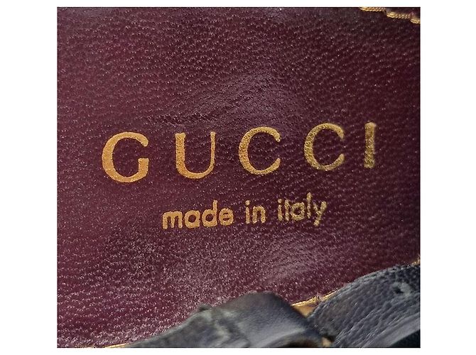Gucci Lederschuhe Schwarz - Ansicht 5