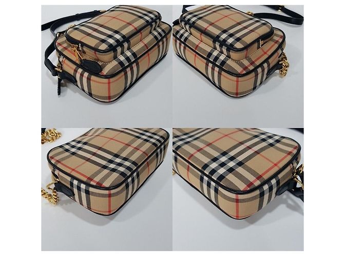 Burberry Vintage Check Camera Bag - view 6