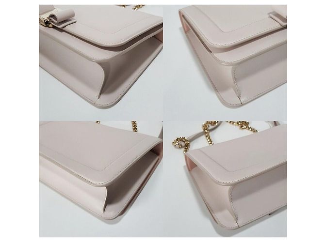 Salvatore Ferragamo Borsa a Spalla Gini Chain Rosa - vista 7
