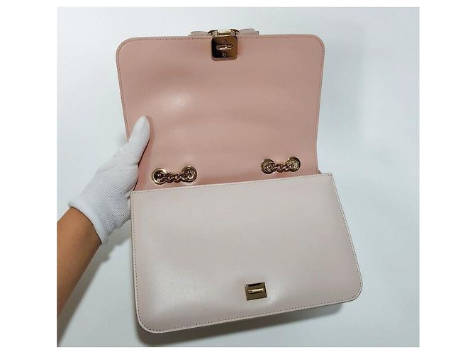 Salvatore Ferragamo Borsa a Spalla Gini Chain Rosa - vista 8