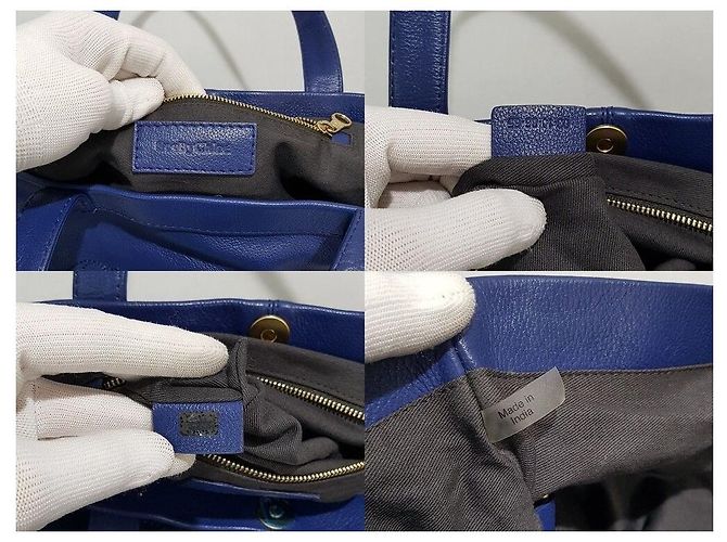 Chloé Borsa a tracolla in pelle Blu - vista 9