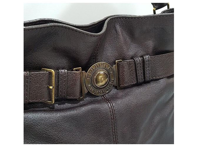 Burberry Grande borsa a tracolla in pelle Marrone - vista 3