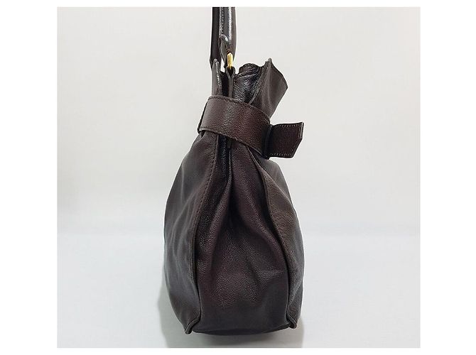 Burberry Grande borsa a tracolla in pelle Marrone - vista 4
