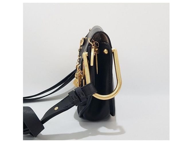 Chloé Hudson Schultertasche mit Metalldetails Schwarz - Ansicht 3