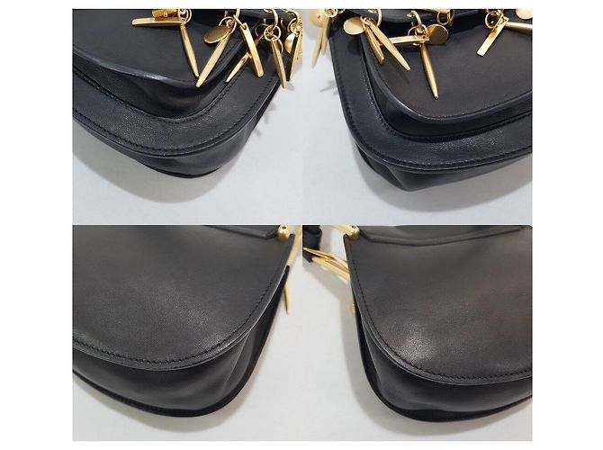 Chloé Hudson Schultertasche mit Metalldetails Schwarz - Ansicht 7