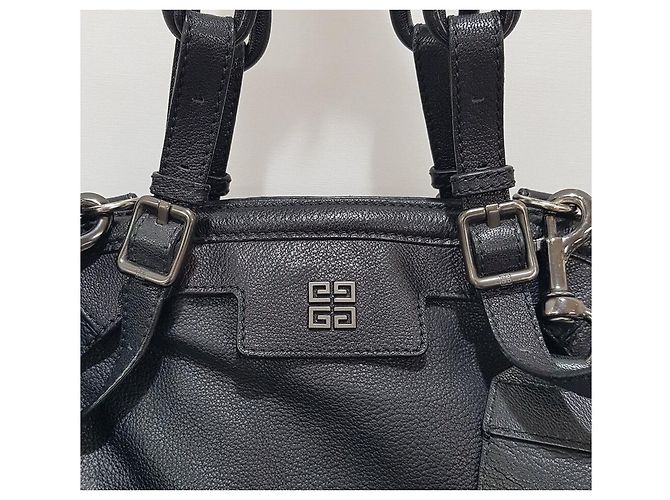 Givenchy Borsa tote a tracolla in pelle nera Nero - vista 3