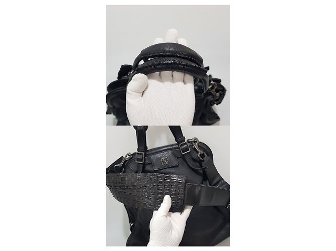 Givenchy Borsa tote a tracolla in pelle nera Nero - vista 6