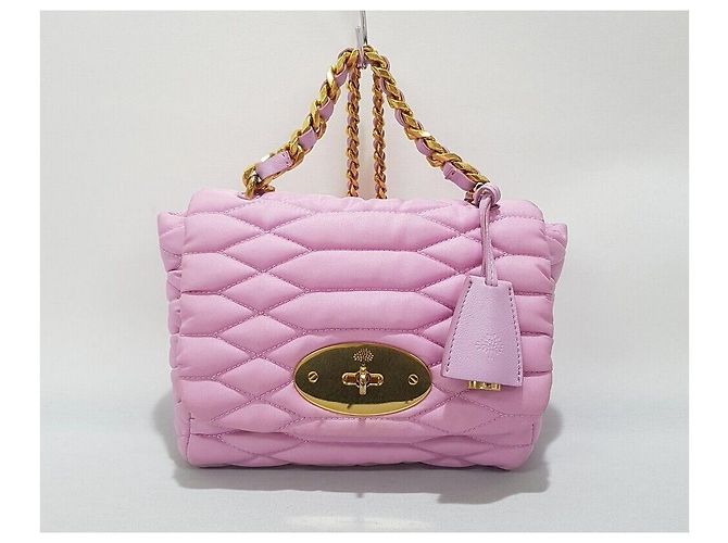 Mulberry Borsa Lily con manico superiore in nylon Rosa - vista 2