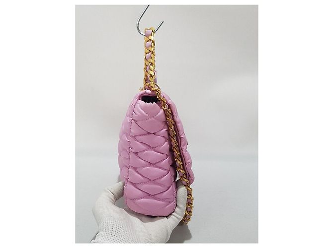 Mulberry Borsa Lily con manico superiore in nylon Rosa - vista 5