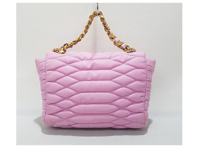 Mulberry Borsa Lily con manico superiore in nylon Rosa - vista 6