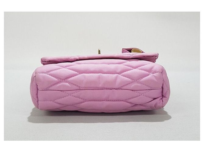Mulberry Borsa Lily con manico superiore in nylon Rosa - vista 7