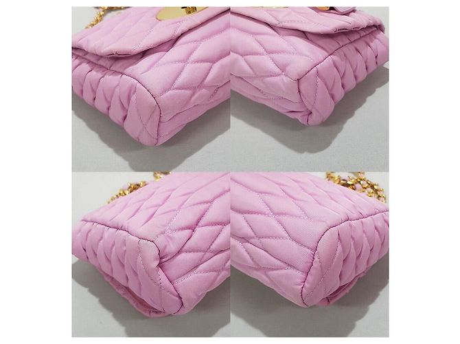Mulberry Borsa Lily con manico superiore in nylon Rosa - vista 8