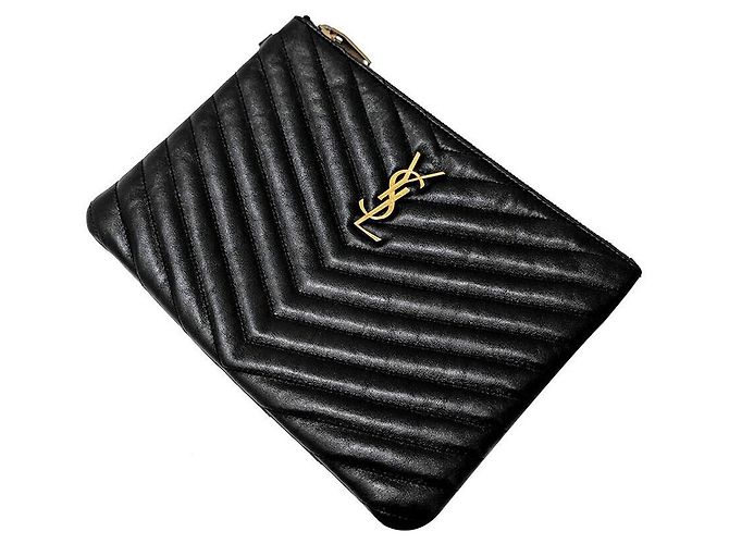Saint Laurent Clutch Monogram Small - vista 2