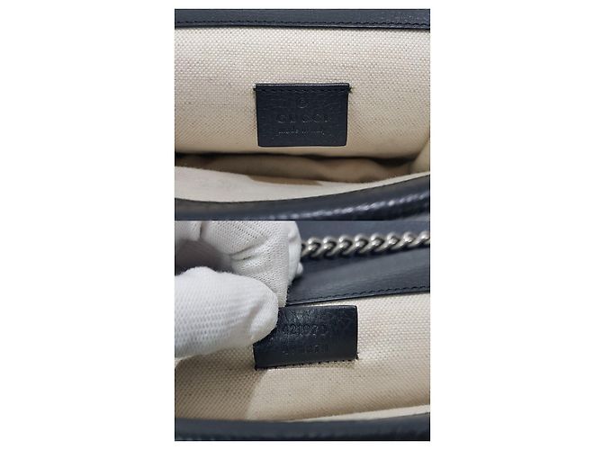 Gucci Borsa a tracolla Dionysus con catena Nero - vista 10