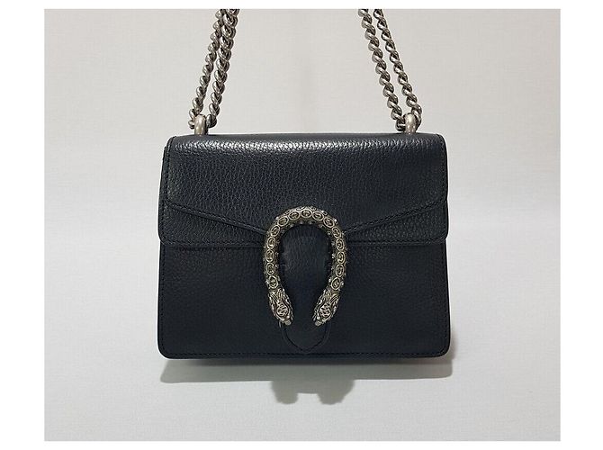 Gucci Borsa a tracolla Dionysus con catena Nero - vista 2