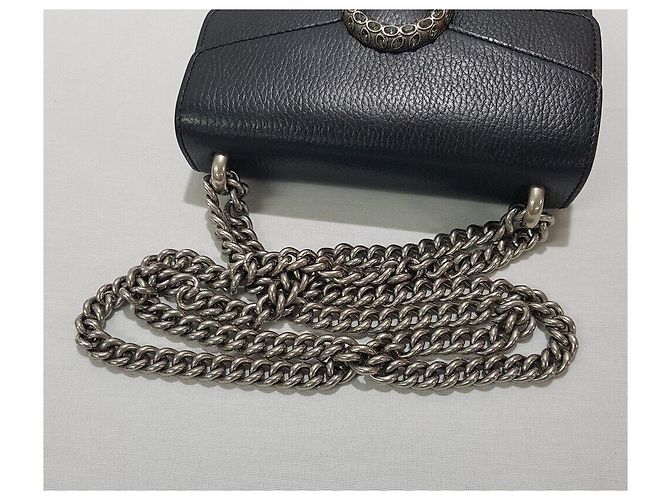 Gucci Borsa a tracolla Dionysus con catena Nero - vista 6