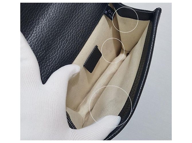 Gucci Borsa a tracolla Dionysus con catena Nero - vista 8