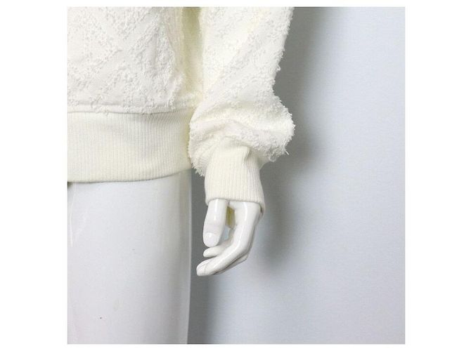 Dior White Cotton Twill Zip Bomber Men's Jacket - view 3