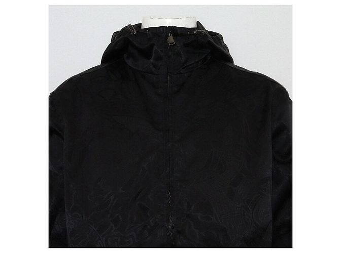 Versace Giacca da uomo nera in nylon Nero - vista 2