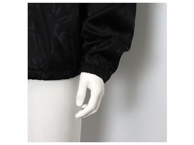 Versace Giacca da uomo nera in nylon Nero - vista 3