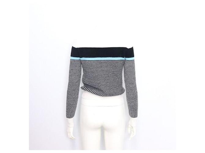 Chanel Strickpullover mit Rundhalsausschnitt und CC-Logo für Damen Mehrfarben - Ansicht 4