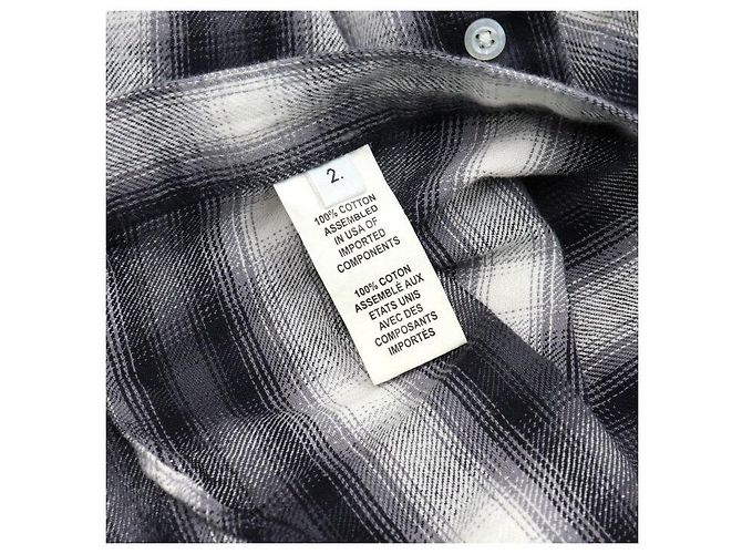 Thom Browne Tartan-Karo Herrenhemd aus Baumwolle, Schwarz - Ansicht 7