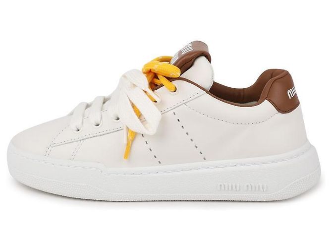 Miu Miu Ledersneaker Braun - Ansicht 6