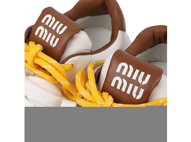 Miu Miu Ledersneaker Braun - Ansicht 9