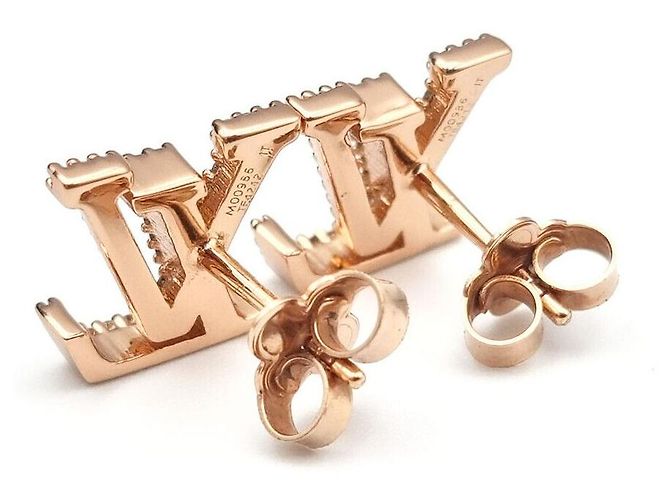 Louis Vuitton Pendientes icónicos Rosa - vista 4