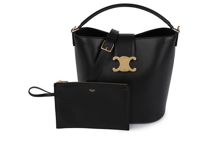 16 Céline Schultertasche Schwarz - Ansicht 3