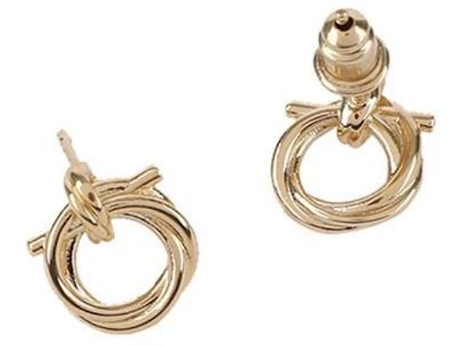Salvatore Ferragamo Orecchini intrecciati - vista 4