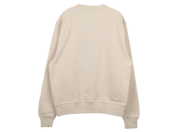 Burberry Check Label Sweatshirt aus Baumwolle Weiß - Ansicht 4