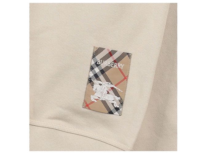 Burberry Check Label Sweatshirt aus Baumwolle Weiß - Ansicht 9